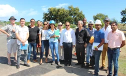 Port de Sainte-Marie, travaux, Cinor, modules temporaires, chantier,