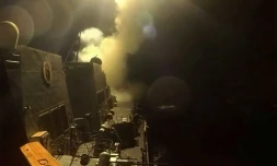 Capture d'écran réalisée à partir d'une vidéo diffusée le 11 juin 2026 par le Commandement central américain (CENTCOM), montrant, selon l'armée américaine, des frappes visant des cibles iraniennes