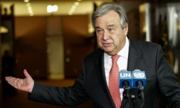 Antonio Guterres le 12 avril 2016 à l'Onu à New York