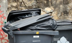 poubelles grises