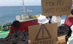 extinction rébellion 974 et le navire mauricien