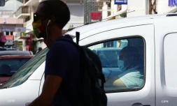 masque en voiture 