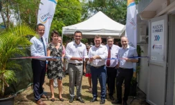 Inauguration de la maison de projet Nouvo Lorizon