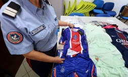 saisies de contrefaçons de maillots de football