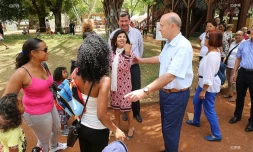Alain Juppé et Nassimah Dindar