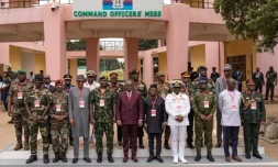 Réunion des chefs d'état-major des armées ouest-africaines à Accra, le 17 août 2023 au Ghana