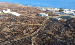 Incendie île Amsterdam