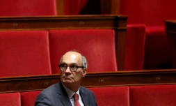 Le député Eric Woerth, lors d'une séance de questions au gouvernement à l'Assemblée nationale, le 18 juin 2025 à Paris ( AFP / Thomas SAMSON )