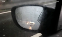 pluie route du littoral 