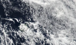 Image satellite de La Réunion et Maurice samedi 15 juillet