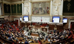 Séance des questions au gouvernement à l'Assemblée nationale à Paris le 12 novembre 2024 ( AFP / Ian LANGSDON )