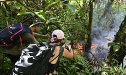 La lave sur la route samedi 14 mars 2026