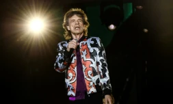 Mick Jagger lors d'un concert au Stade Vélodrome de Marseille, le 26 juin 2018