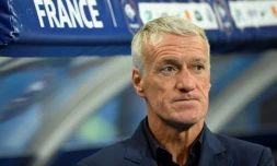 Le sélectionneur des Bleus, Didier Deschamps, lors du match de qualification à l'Euro 2020 face à Andorre, au Stade de France, le 10 septembre 2019