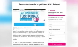 Pétition continuité territoriale