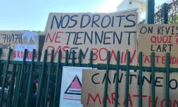 Saint-Paul : mobilisation devant le lycée Évariste de Parny pour dénoncer une mauvaise gestion de l'établissement