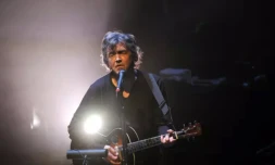 Jean-Louis Murat aux Francofolies de La Rochelle, en Charente-Maritime, le 14 juillet 2014 ( AFP / Xavier LEOTY )