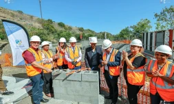 Département : une nouvelle microcentrale hydroélectrique en bordure de la Rivière des Galets
