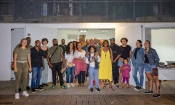 Saint-Denis : des artistes investissent un immeuble de la cité Camélias