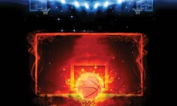 Tournoi basketball fluorescent
