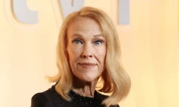 L'actrice américano-canadienne Catherine O'Hara à Los Angeles, le 14 septembre 2025. (MICHAEL TRAN / AFP)