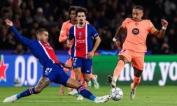 Tours les deux buteurs, Lucas Hernandez et Vitinha ont offert la victoire au PSG, malgré un but de Raphinha en fin de match.