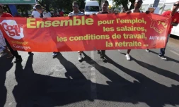 Manifestation du secteur automobile 