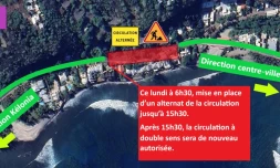 Saint-Leu entrée Nord - plan de circulation