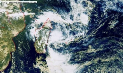 Une perturbation tropicale située à 330km de La Réunion génère vents forts et fortes pluies sur le Département