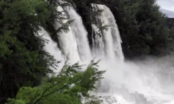 cascade éphémère au Tremblet