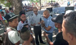 Beach party Ă Saint-Pierre