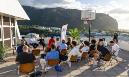 Saint-Denis : conférence de presse du Runball Challenger Fiba 3x3
