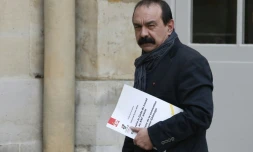 Le secrétaire général de la CGT Philippe Martinez, le 14 mars 2016