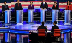 Le plateau du premier débat démocrate pour la présidentielle de 2020 à Miami, en Floride, le 26 juin 2019