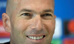 Zinédine Zidane, à Madrid le 22 mai 2018