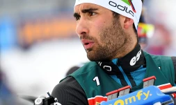 Martin Fourcade, le 8 février 2017 à Hochfilzen