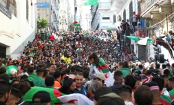 Journée de manifestations anti-pouvoir à Alger, le 26 avril 2019