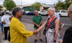 Les représentants des CCAS de France en visite au Port