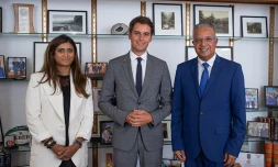 Gabriel Attal et Prisca Thévenot reçus par le président du Département de La Réunion Cyrille Melchior