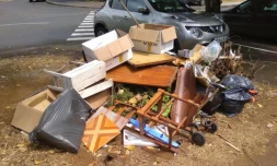 Déchèterie sauvage à Saint-Denis