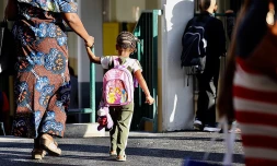 Rentrée scolaire 2018 école élémentaire Eugène Dayot Rivière des Galets, au Port