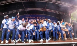 Le Portois Rayan Raveloson, champion de Ligue 2 avec Auxerre
