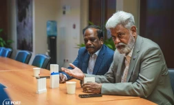 Le Port : échanges avec un entrepreneur indien dans le cadre de la gestion durable de l'eau
