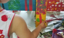 Jardinière décorée