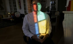 Le styliste français Jean-Charles de Castelbajac pose pour l'AFP à Paris, le 22 novembre 2024