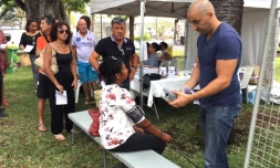 Le Centre hospitalier Gabriel-Martin organisait des dépistages de diabète à Saint-Paul. (Photo CHGM)