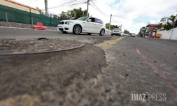 travaux RN1 la Possession 