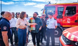 La Cinor organise une visite de terrain sur le futur site du centre de secours des sapeurs-pompiers