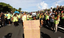 boulevard Lancastel bloqué par les Gilets jaunes