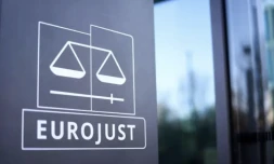 Les opérations ont été coordonnées avec Eurojust, l'agence judiciaire européenne ( AFP / Kenzo TRIBOUILLARD )